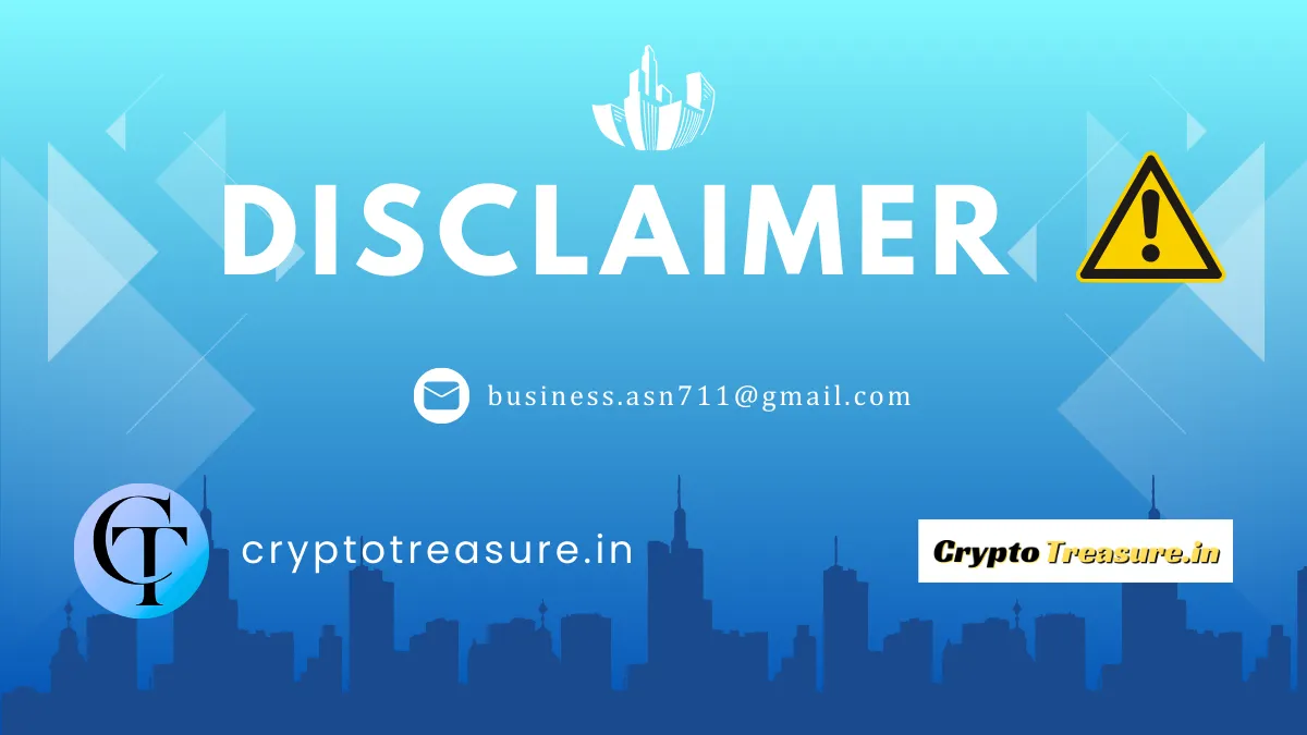 disclaimer cryptotreasure.in